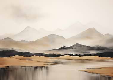 Misty Mountain Landscape