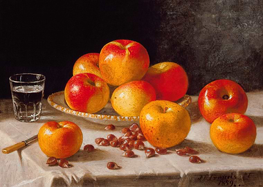 Still Life with Apples and Chestnuts