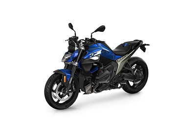 Blue and Black bmw r 1300 r
