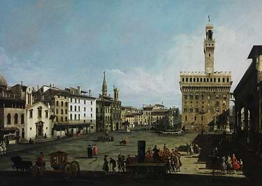 Florence Piazza della Signoria Painting