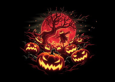 Halloween Night Pixel Art