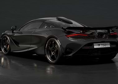 McLaren 750S Rear View