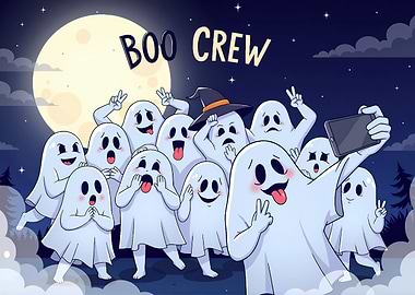 Boo Crew Ghost Selfie