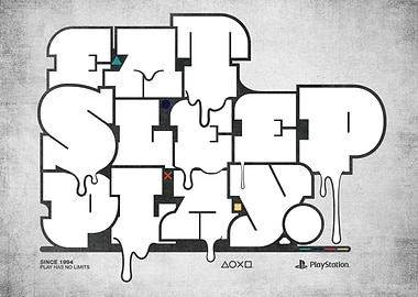 PlayStation Graffiti: Eat Sleep Play