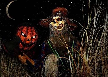 The Scarecrow in the Pumpkin Patch