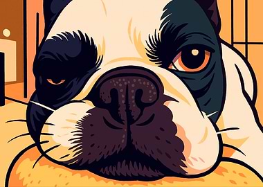 Close-up Dog Portrait