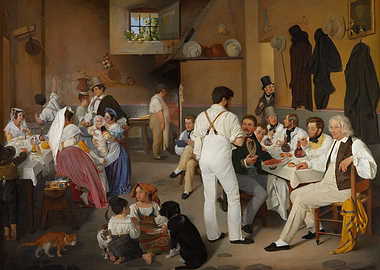 Festive Gathering: A Historical Painting