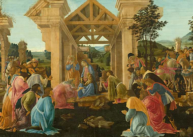 Adoration of the Magi Painting