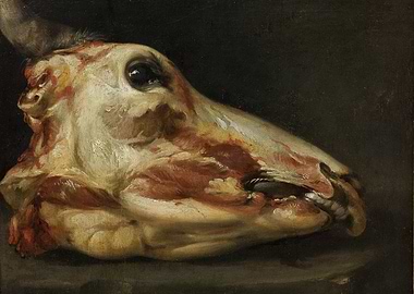 Animal Head Still Life Painting