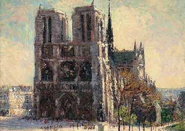 Notre Dame Cathedral Painting