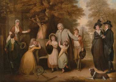 Family Scene Painting