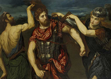 Classical Painting of Three Figures