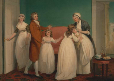 Family Scene Painting