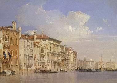 Venice Canal Painting