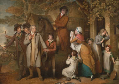 Departure Scene Painting