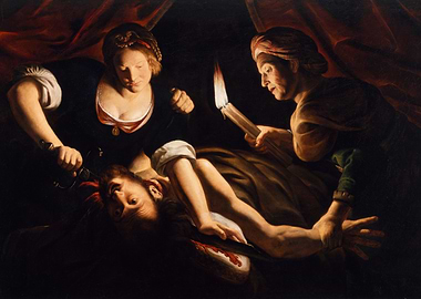 Judith Beheading Holofernes Painting