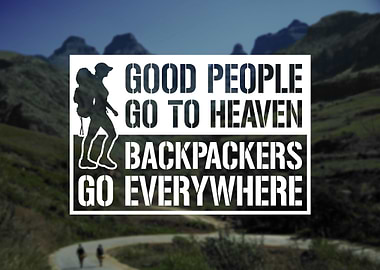Backpacking Travel Quote Graphic