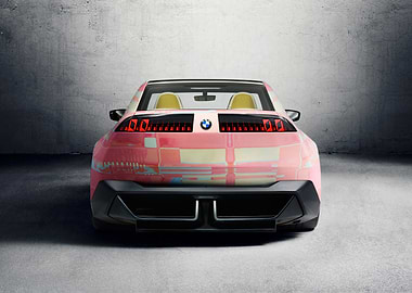 Rear View of a BMW Car