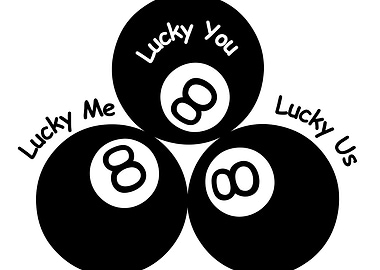Lucky 8 Ball Trio