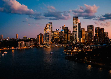 Sydney Skyline at Dusk
