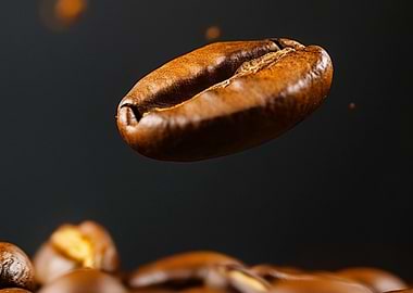 Floating Coffee Bean