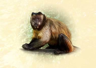 Capuchin Monkey Portrait
