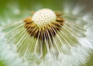 Dandelion Seed Head Macro