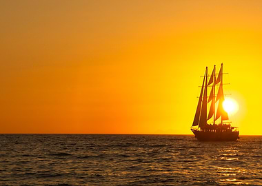 Sailboat at Sunset