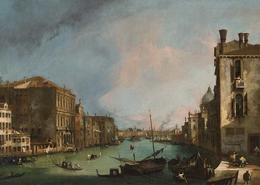 Venice Canal Scene Painting