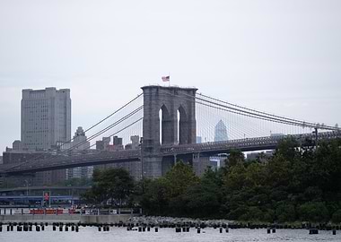 Brooklyn Bridge cityscape view