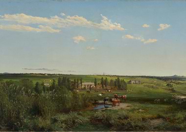 Pastoral Landscape with Cattle and Sheep