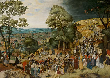 The Procession to Calvary Painting