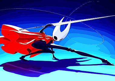 Hollow Knight Hornet Action Pose