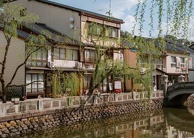 Japanese Town Canal, Kinosaki Onsen