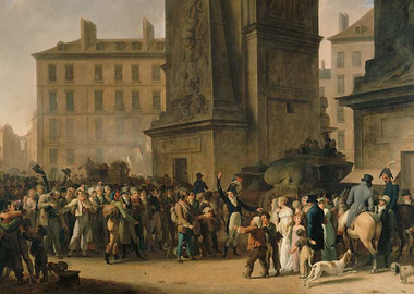 French Revolution Scene Painting