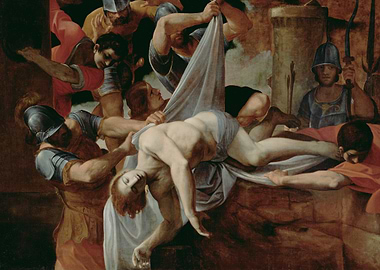 The Entombment of Christ painting