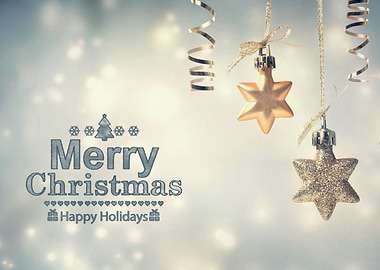 Merry Christmas Holiday Ornaments