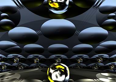 Meeting Of The High Council Of Orbs - Abstract Fractal Art