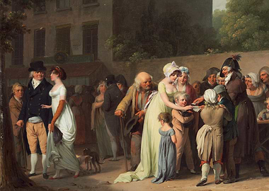 Historical Gathering Painting