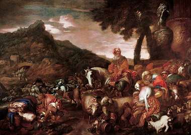 Jacob's Journey: A Baroque Painting