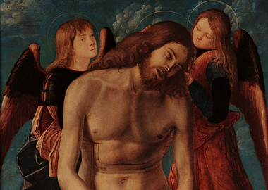 Deposition of Christ with Angels Painting