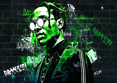 Asap Rocky Graffiti Elements