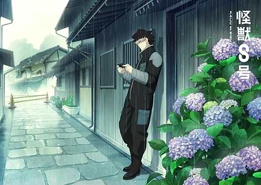 Rainy Day in Kaiju No. 8's World