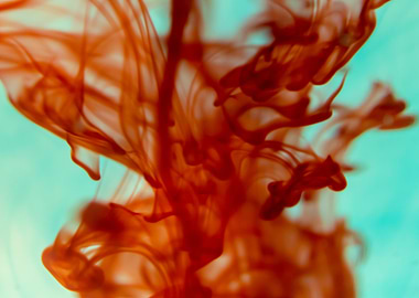 Red Ink in Water