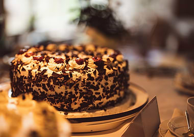 Black Forest Cake with Cherries