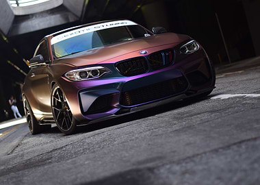 BMW M2 with Chameleon Paint Job