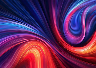 Abstract Colorful Swirls