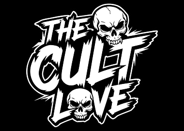 The Cult Love Skull Graphic