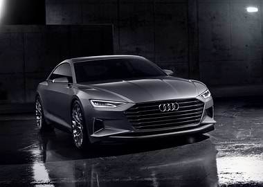 Sleek Gray Audi Car
