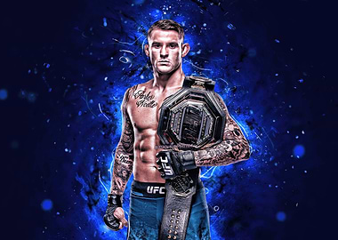 Dustin Poirier UFC Champion Portrait